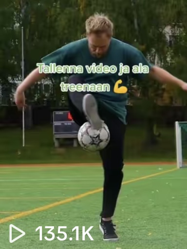 Tallenna ja treenaa